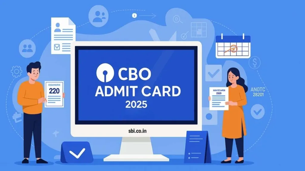 SBI CBO Admit Card 2025 OUT, Check Now, Download Link @sbi.co.in