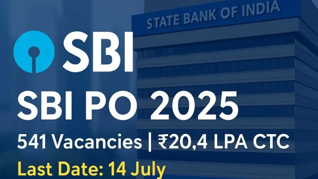 SBI PO Recruitment 2025