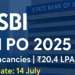 SBI PO Recruitment 2025
