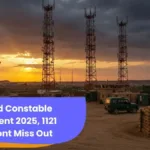BSF Head Constable Recruitment 2025 (RO, RM), 1121 Posts