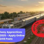 Central Railway Apprentices Recruitment 2025 - Apply Online for 2418 Posts