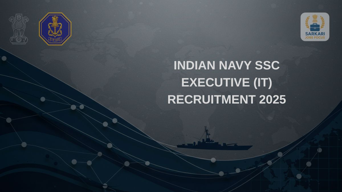Indian Navy SSC Executive (IT) Recruitment 2025