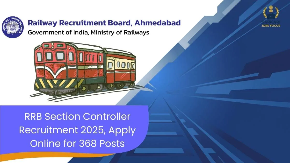 RRB Section Controller Recruitment 2025