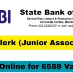 SBI Clerk (Junior Associate) Recruitment 2025, Apply Online for 6589 Posts