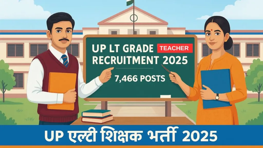 UP LT Grade Teacher Vacancy 2025 Notification Out (7466 Posts) Apply Now