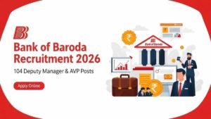 Bank of Baroda Professional Recruitment 2026, Apply Online for 104 Deputy Manager, AVP Posts