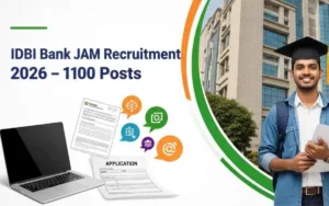 IDBI Bank Junior Assistant Manager (JAM) Recruitment 2026 - Apply Online for 1100 Posts
